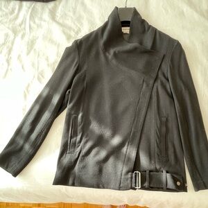 Helmet Lang hip length wool jacket